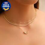 Kraft Mac & Cheese 14k Gold Macaroni Necklace