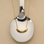 Kraft Mac & Cheese 14k Gold Macaroni Necklace