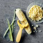 Kuhn Rikon Corn Zipper with Silk Removal Brush