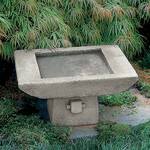 Kyoto Stone Bird Bath