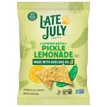 Late July Pickle Lemonade Flavored Tortilla Chips