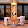Lava Heat Electric Heater Patio Pub Table