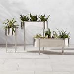 Lazo Stainless Steel Elevated Planters