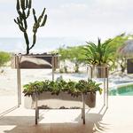Lazo Stainless Steel Elevated Planters