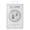 Le Cord Leather and Wood Charge Cable for iPhone and iPad