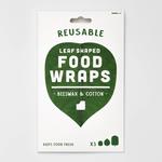 Leaf-Shaped Beeswax Food Wraps