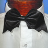 Leather Bat Bow Tie
