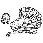 Leather Head Sports Thanksgiving Turkey Football