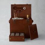 Leather Travel Bar