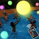 LED Beach Ball - 16 Colors and 4 Light Modes