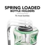 LED Illuminated 4 Bottle Rotating Liquor Dispenser
