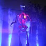 LED-Illuminated Beating Heart for a 12 Ft Skeleton