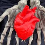 LED-Illuminated Beating Heart for a 12 Ft Skeleton
