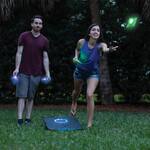 LED-Illuminated Cornhole / Bean Bag Toss - Light-Up Bags and Targets