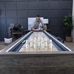 LED Illuminated Shuffleboard Table