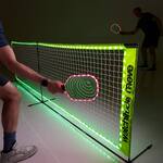 LED Light-Up Driveway Pickleball Net Set