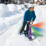 LED Ski Scooter - Fold-Up Snowboard Kick Scooter