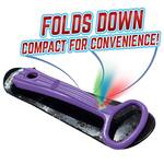 LED Ski Scooter - Fold-Up Snowboard Kick Scooter