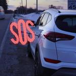 LED Spinning Message Roadside Emergency Signal
