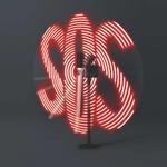 LED Spinning Message Roadside Emergency Signal