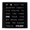 LED Word Clock - Displays Time As Text