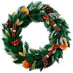 LEGO Christmas Tree, Wreath, Poinsettia, and Candle Centerpiece