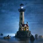 LEGO Lighthouse with Motorized Rotating Light - 2,065 Pieces!