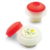 Lekue Ovo Egg Molds - Cook Eggs in Cube, Heart, and Cylinder Shapes