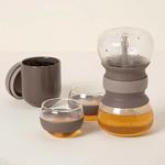 Lekue Tea Ritual Set With Rainfall-Effect Hourglass Infuser