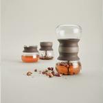 Lekue Tea Ritual Set With Rainfall-Effect Hourglass Infuser
