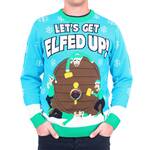 Let's Get Elfed Up! - Ugly Christmas Sweater Beverage Dispenser