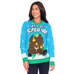 Let's Get Elfed Up! - Ugly Christmas Sweater Beverage Dispenser