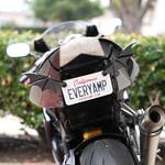 License Plate Bat Wings