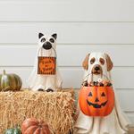Life-Size Ghost Dog Halloween Candy Bowl