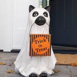 Life-Size Ghost Dog Halloween Candy Bowl