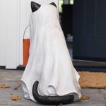 Life-Size Ghost Dog Halloween Candy Bowl