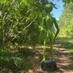 Life-Size Glow-in-the-Dark Alien Statue