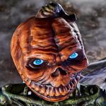 Life-Size Posable Pumpkin Skeleton with LCD LifeEyes