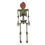 Life-Size Posable Pumpkin Skeleton with LCD LifeEyes