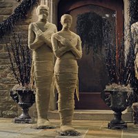 Life-Size Wrapped Mummy Statues