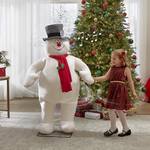 Life-Sized Animated Frosty the Snowman Statue