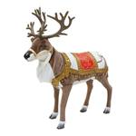 Life-Sized Animated Reindeer Statue