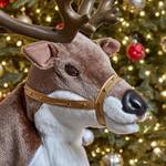 Life-Sized Animated Reindeer Statue