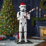 Life-Sized Animatronic Stormtrooper Statue for Christmas or Halloween