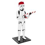 Life-Sized Animatronic Stormtrooper Statue for Christmas or Halloween