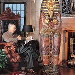 Life-Sized King Tutankhamun Sarcophagus Storage Cabinet