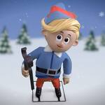Life-Sized Rudolph the Red-Nosed Reindeer Animatronic Statues