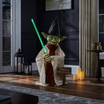 Life-Sized Star Wars Animated Seasonal Yoda Statue