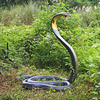 Lifesize King Cobra Snake Statue