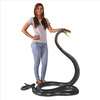 Lifesize King Cobra Snake Statue